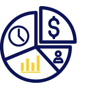 Pie Chart Money Time Icon